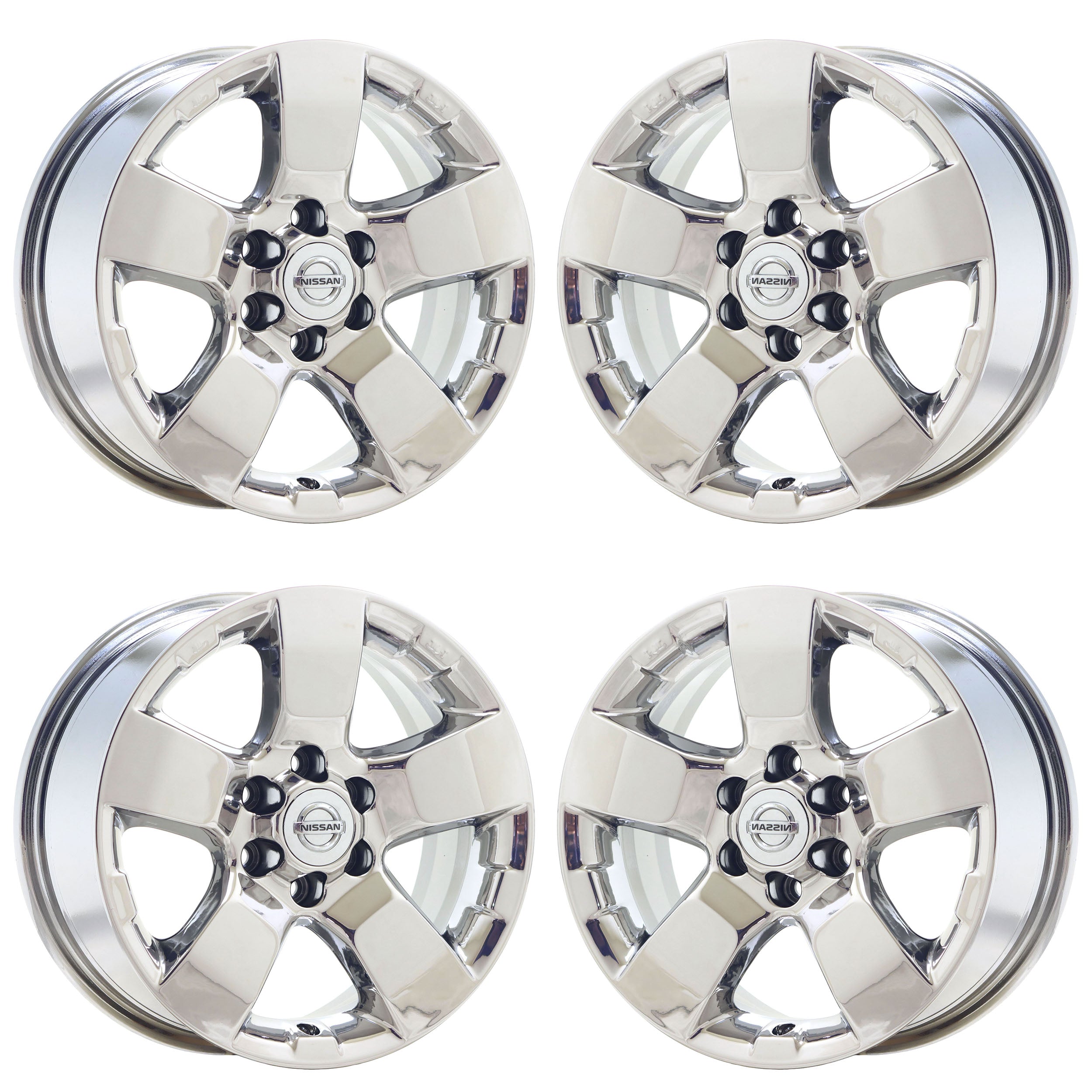 16" Nissan Frontier Xterra Bright Chrome wheels rims Factory OEM set 62510